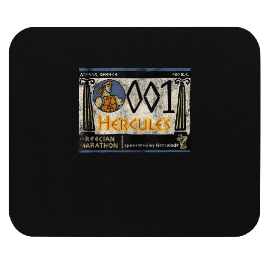 Disney Hercules Grecian Marathon Poster Mouse Pads