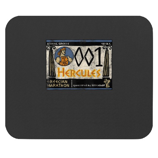 Disney Hercules Grecian Marathon Poster Mouse Pads