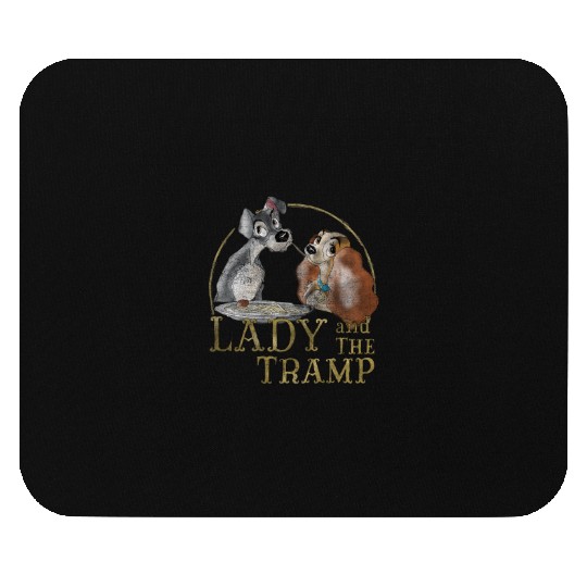 Disneyss The Lady And The Tramp Eating Spaghetti Mouse Pads