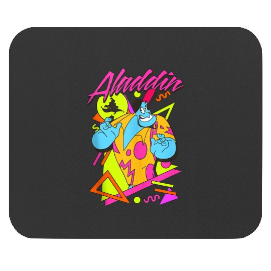 Disney Aladdin Genie 90s Style Retro Vintage Portrait Mouse Pads