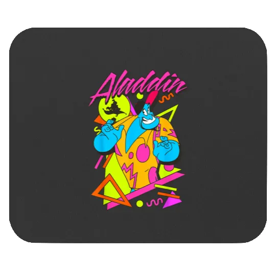 Disney Aladdin Genie Retro Abstract 90s Print Graphic Mouse Pads