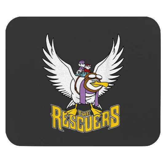 Disneyss The Rescuers Orville In Flight Vintage Movie Poster Mouse Pads