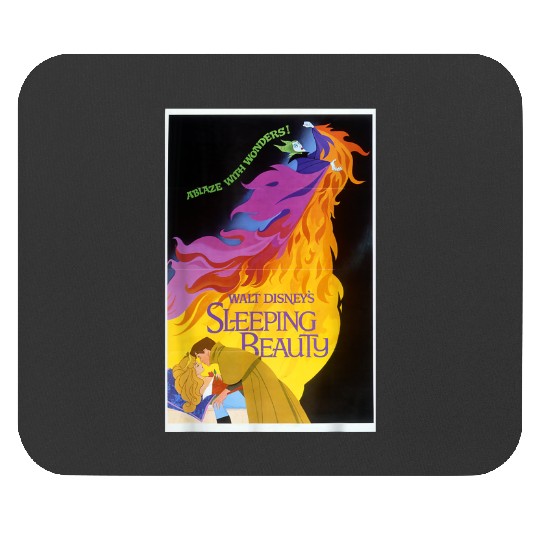 Disneyss Sleeping Beauty Classic Vintage Movie Poster Mouse Pads