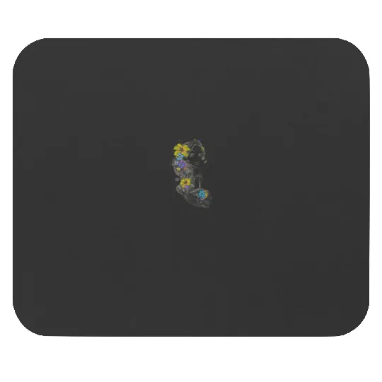 Disney Tangled Rapunzel Sketch Flower Color Pop Mouse Pads