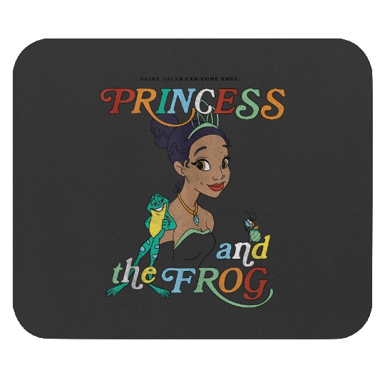Disneyss Princess And The Frog Tiana And Frog Naveen Portrait Mouse Pads