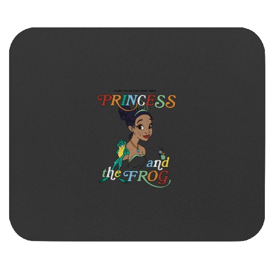 Disneyss Princess And The Frog Tiana And Frog Naveen Portrait Mouse Pads