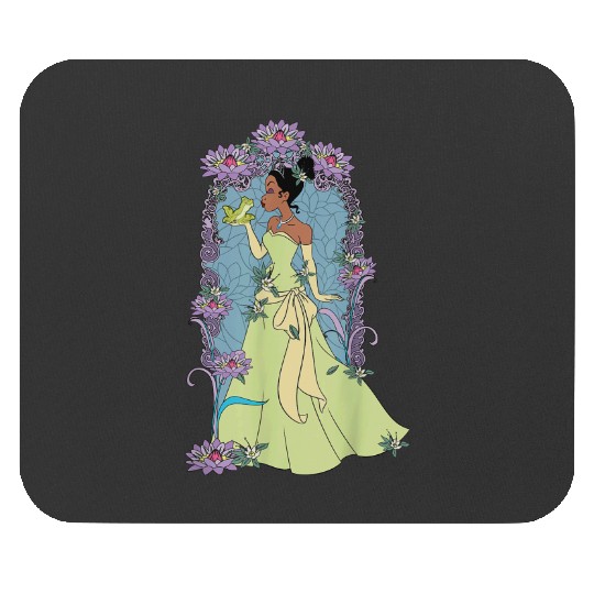 Disneyss The Princess And The Frog Tiana Profile Stained Glass Mouse Pads