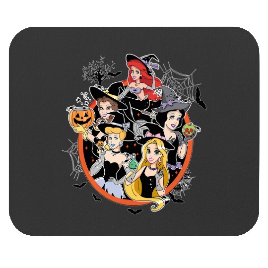 Disney Halloween Princess Mouse Pads, Disneyland Princess Halloween Mouse Pads, Disney Princess Mouse Pads, Disney Halloween Women Mouse Pads, Disney Mouse Pads