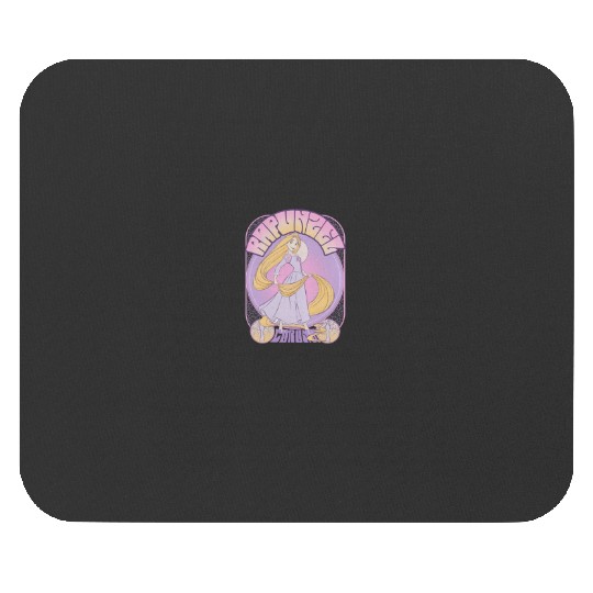 Disney Tangled Rapunzel Seventies Retro Poster Mouse Pads