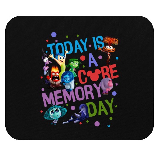Disney Inside Out 2 Core Memory Day Era Mouse Pads, Disney Family Trip Mouse Pads