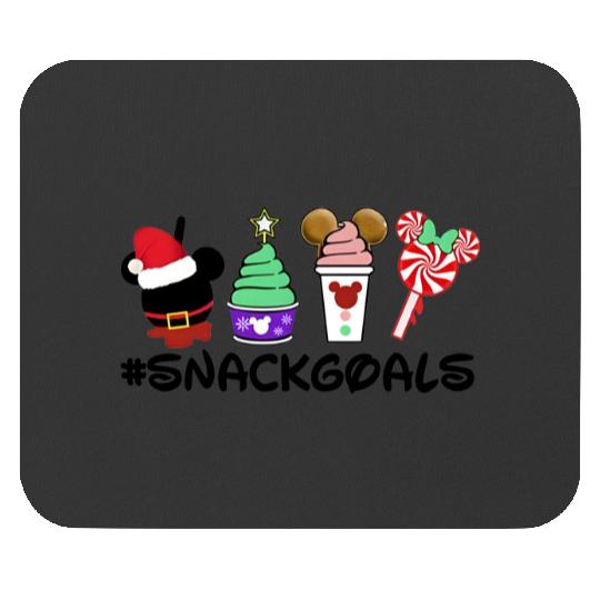 Snack Goals Disney Christmas Snacks Mouse Pads