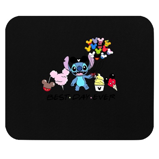 Disney Stitch Best Day Ever, Disney Snacks Mouse Pads