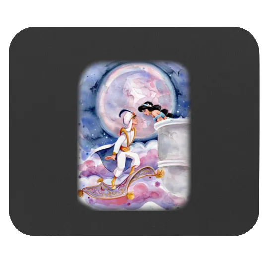 Disney Aladdin Mouse Pads, Cute Jasmine & Aladdin Flying Carpet