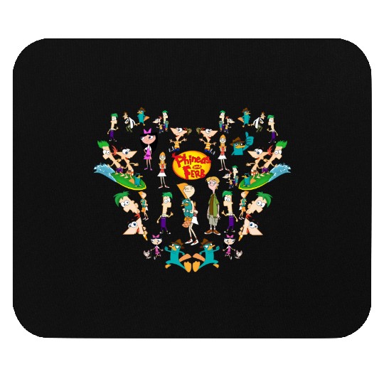 Disney Phineas And Ferb Mouse Pads, Phineas And Ferb Characters Mouse Pads