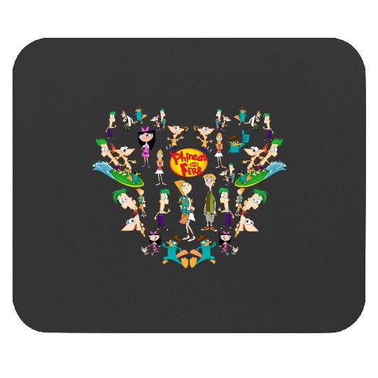 Disney Phineas And Ferb Mouse Pads, Phineas And Ferb Characters Mouse Pads