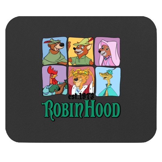 Retro Disney Robin Hood Characters Est. 1973 Mouse Pads