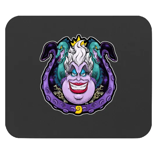 Ursula Villain Vintage Mouse Pads, Disney Villain's Ursula Mouse Pads, Ursula Sea Witch Women's Mouse Pads, Disney Sea Witch Ursula Classic Mouse Pads