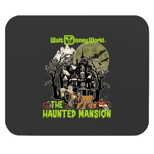 Vintage Disney Haunted Mansion Mouse Pads, The Haunted Mansion Map Mouse Pads