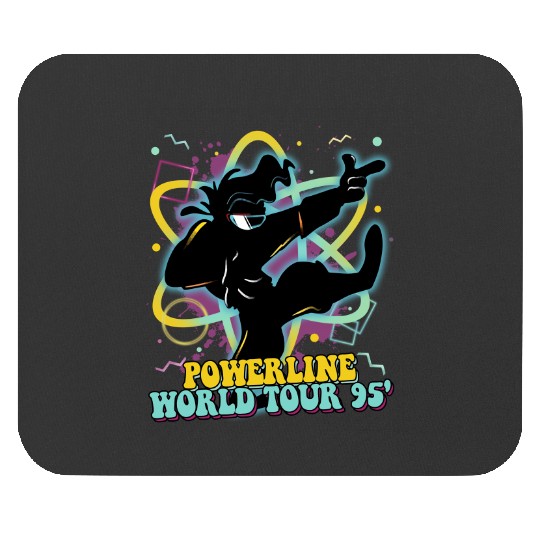 Goofy Movie Powerline Mouse Pads | A Goofy movie Mouse Pads | Disneyland Powerline Stand Out Tour Mouse Pads
