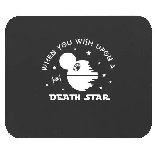 When You Wish Upon a Death Star Mouse Pads, Star Wars Mouse Pads, Disney Star Wars Mouse Pads