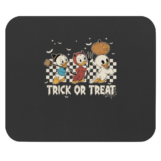 Vintage Huey Dewey Louie Halloween  Mouse Pads, Trick Or Treat Mouse Pads, Disney Halloween Mouse Pads