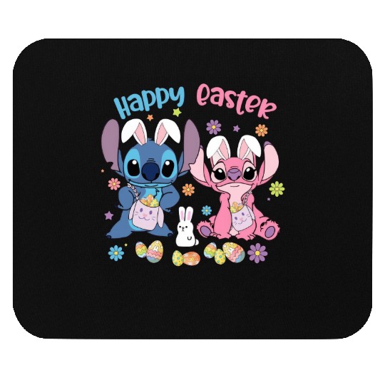 Disney Stitch Easter Mouse Pads, Stitch and Angle Easter Mouse Pads