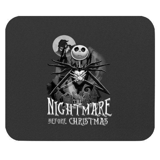 Jack Skellington Nightmare Before Christmas Halloween Mouse Pads, Disney Halloween Party