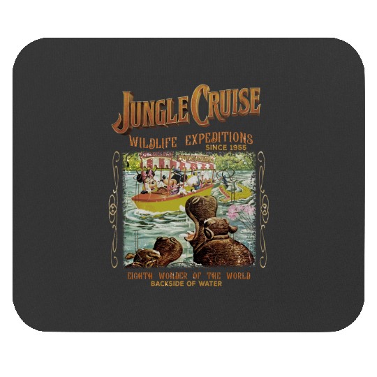 Disney Mouse Pads, Vintage Disney Jungle Cruise Ride Mouse Pads