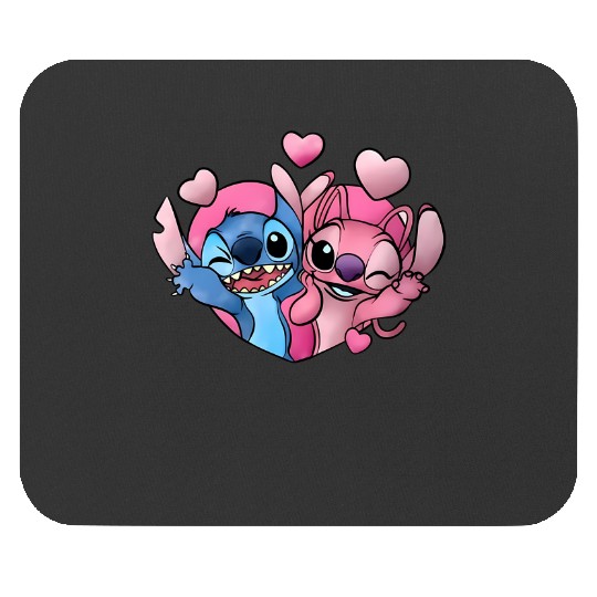 Disney Stitch and Angel Valentine Mouse Pads, Angel Valentine Mouse Pads