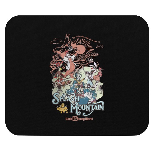 Vintage Disney Splash Mountain  Mouse Pads, Retro Splash Mountain Mouse Pads