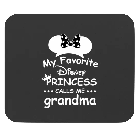 Disney Princess Calls Me Grandma Mouse Pads, Disney Trip Gift for Granddaughter