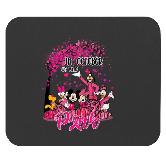 Disney 2023 Breast Cancer Survivor, October Breast Cancer Month Mouse Pads