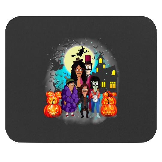 Bobs Burgers Pumpkin Halloween Mouse Pads