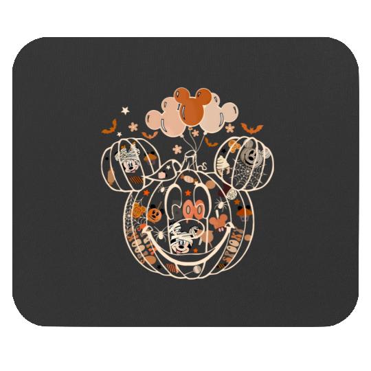 Mickey Pumpkin Halloween Mouse Pads, Disney Spooky Season Halloween Mouse Pads, Disney Halloween Trip Mouse Pads, Disney Fall Mouse Pads, Disney Pumpkin Mouse Pads
