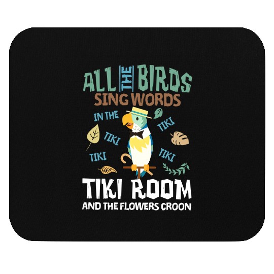 Tiki Room Mouse Pads, Enchanted Tiki Room Mouse Pads, Disneyland