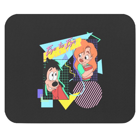 Retro 90s Disney A Goofy Movie Max Roxanne Eye To Eye Poster Mouse Pads