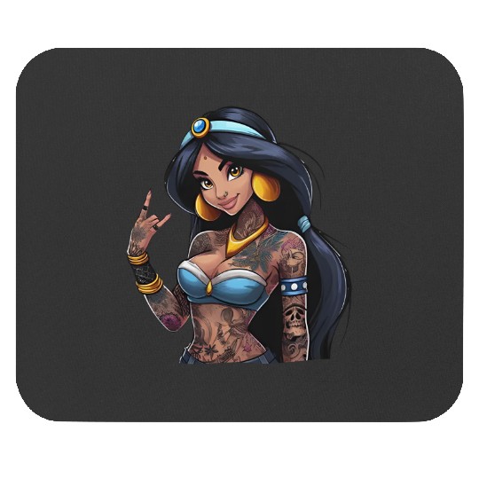 Discover Jasmine Mouse Pads, Disney Princess, Disney Mouse Pads, Rock Punk Tattoo, Disney Princess Tattoo Mouse Pads