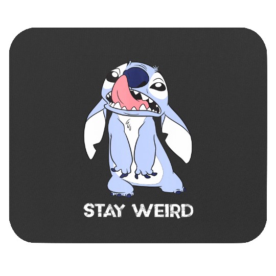 Disney Lilo Stitch Stay Weird Big Stitch Pastel Portrait Mouse Pads