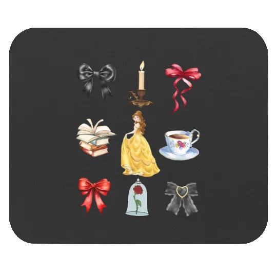 Disneyland Princess Coquette Mouse Pads Belle Coquette Mouse Pads