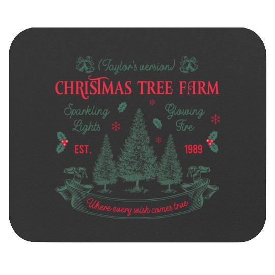 Discover Taylor Taylor version Eras tour Christmas Tree Farm Mouse Pads TS Album Mouse Pads