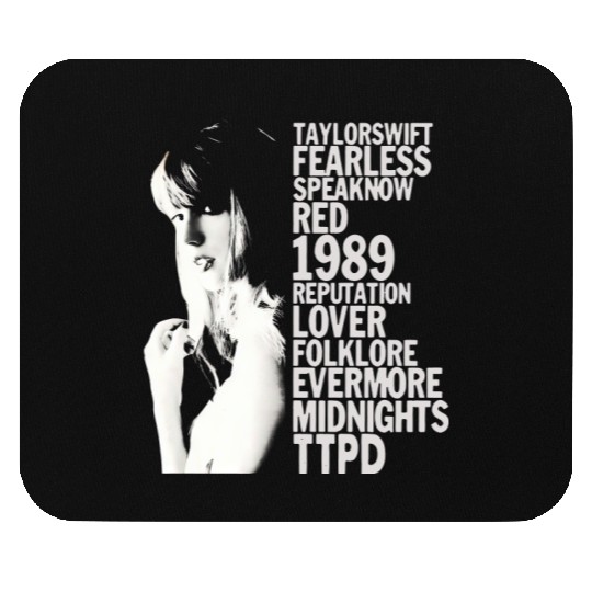 Vintage Taylor's Album Eras Toury Mouse Pads, Eras Tour Mouse Pads