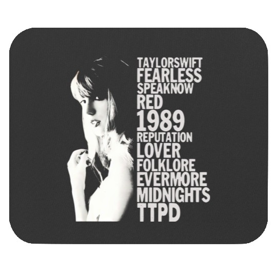 Vintage Taylor's Album Eras Toury Mouse Pads, Eras Tour Mouse Pads