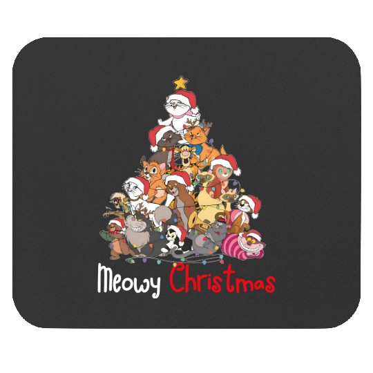 Disney Cat Tigger Marie Cheshire The Aristocats Meowy Christmas Mouse Pads