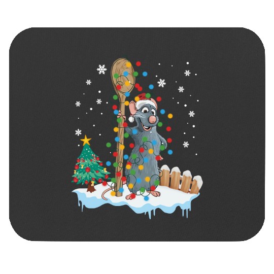 Disney Ratatouille Remy Christmas Light Mouse Pads, Vacation Family Holidays Gift