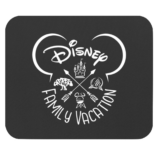 Disney Family Vacation Mouse Pads, Disney Castle Mouse Pads, Disney Trip Mouse Pads