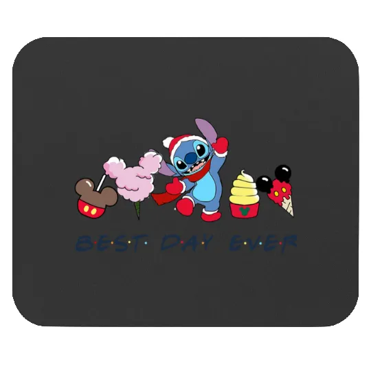 Bella AMG - Stitch abstract background black version (Ohana) Poster, Stitch Eras Tour , Stitch Shirt, Disney Land Lilo and Stitch Mouse Pads