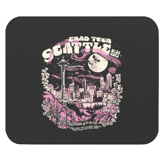 Discover Taylor Aesthetic Mouse Pads, Taylor The Eras Tour 2023 Seattle Mouse Pads