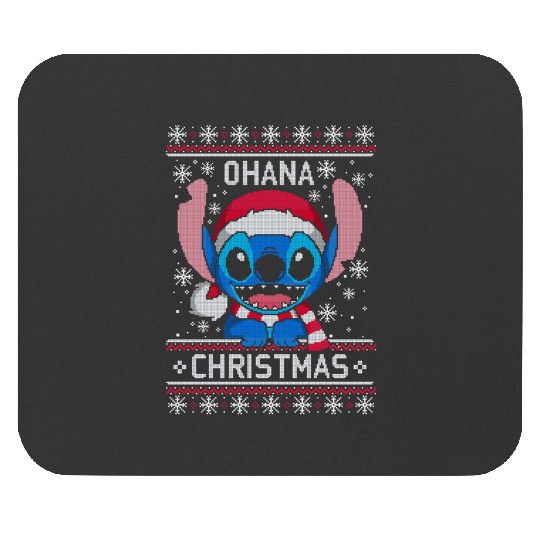 Ohana Means Family And Family Means Christmas . Sticker, Stitch Eras Tour , Stitch Shirt, Disney Land Lilo and Stitch Mouse Pads