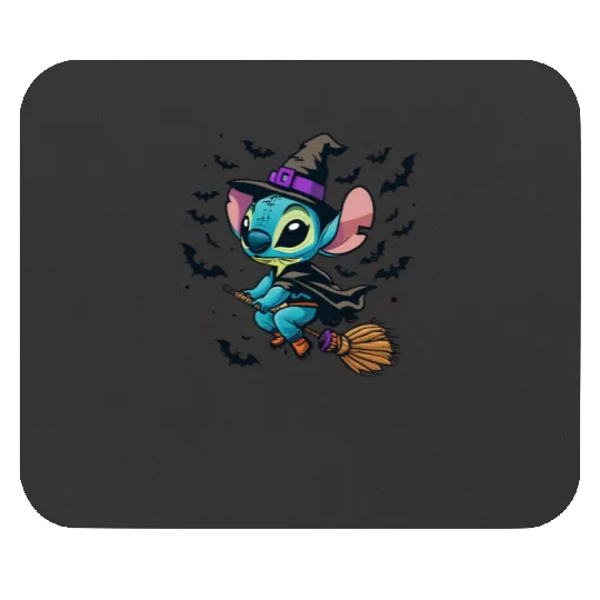 Halloween Stitch Cooler Than Cool a funny Halloween design for Spooky Autumn Season , Stitch Eras Tour , Stitch Shirt, Disney Land Lilo and Stitch Mouse Pads