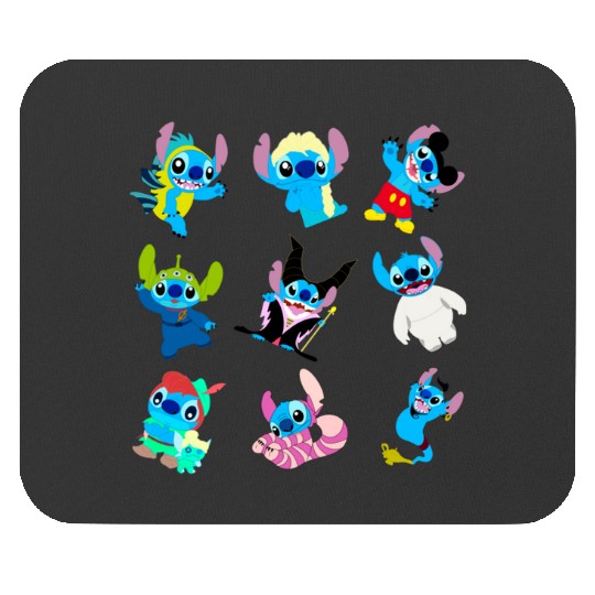 Snowman Wine Christmas Pajama Santa   , Stitch Eras Tour , Stitch Shirt, Disney Land Lilo and Stitch Mouse Pads